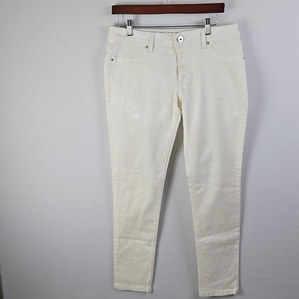 DL1961 Emma High Waist Legging Jeans in Milk White 30 x 29 Stretch Comfy Coastal